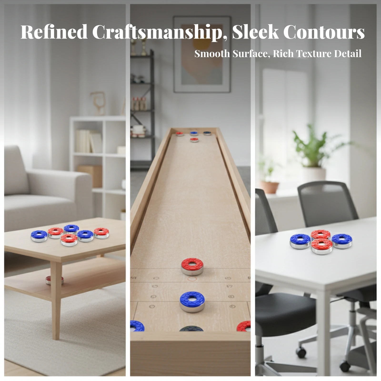 8 Pieces Smooth Glide Shuffleboard Puck Set Easy to See Table Disc Recreation Gear 58 Mm Metal Shuffleboard Puck
8 Pieces Smooth Glide Shuffleboard Puck Set Easy to See Table Disc Recreation Gear 58 Mm Metal Shuffleboard Puck