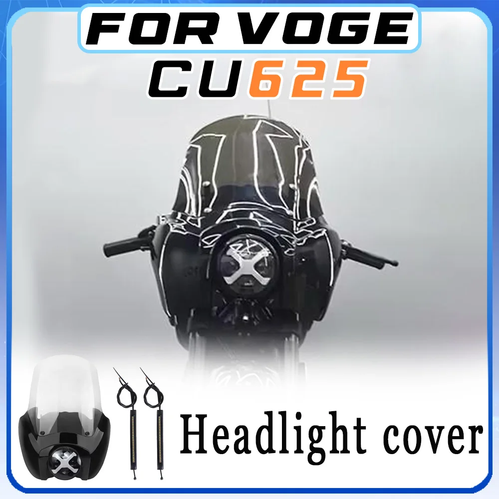 For VOGE CU625 modified round headlights for 625cu windshield accessories
For VOGE CU625 modified round headlights for 625cu windshield accessories