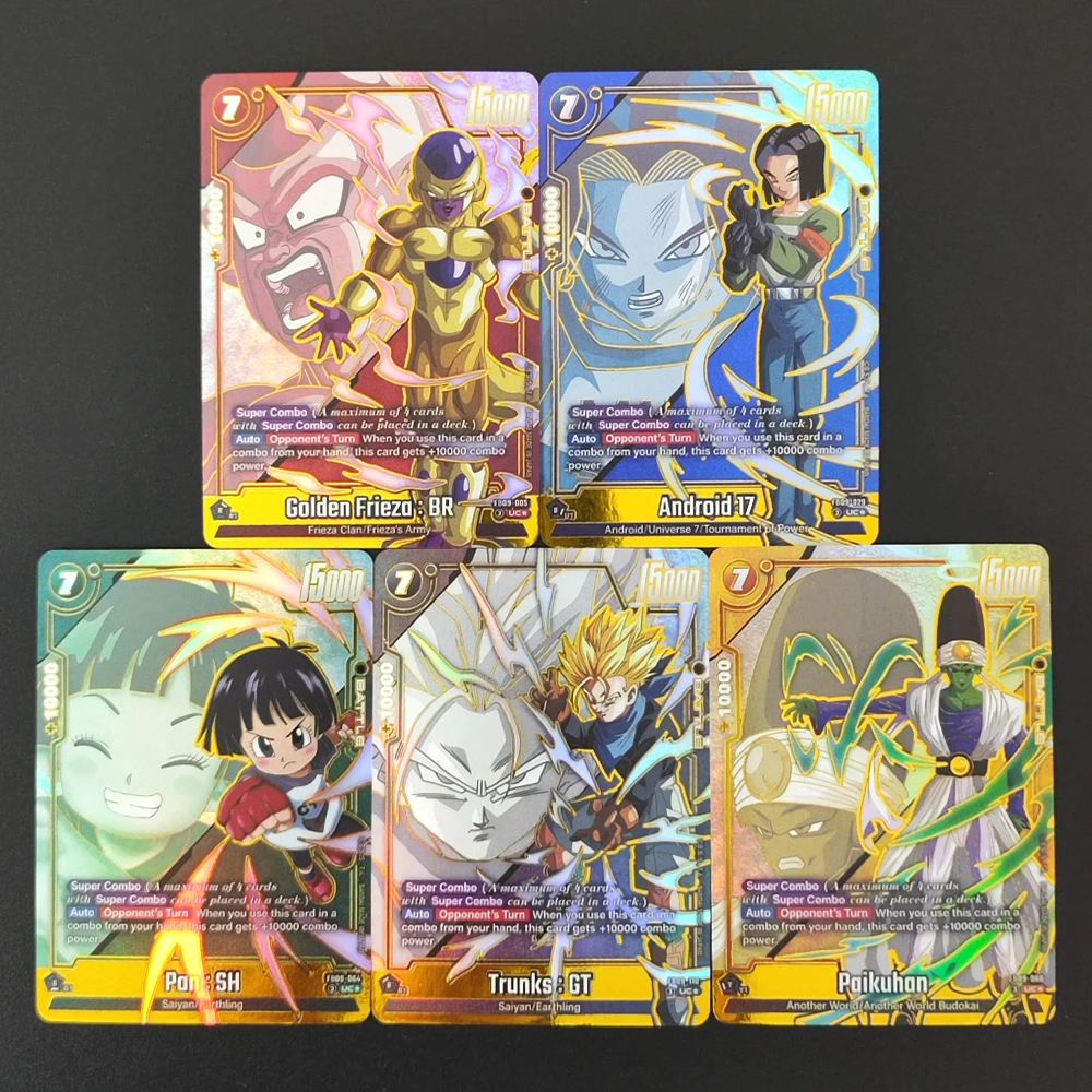 DIY Proxy Dragon Ball English Android 17 Pan SH Trunks GT Golden Frieza BR Paikuhan FB09 Alternate Art Game Collection Card Toy
DIY Proxy Dragon Ball English Android 17 Pan SH Trunks GT Golden Frieza BR Paikuhan FB09 Alternate Art Game Collection Card Toy