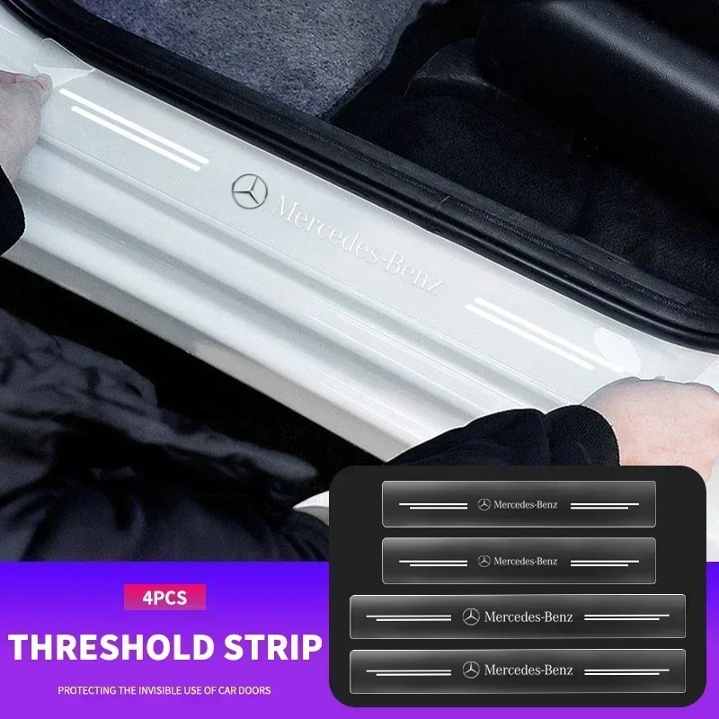4pcs Car Scratchproof Car Threshold Transparent Sticker For Mercedes Benz AMG Class W204 W205 W203 W206 W220 W211 W212 GLC CLS
4pcs Car Scratchproof Car Threshold Transparent Sticker For Mercedes Benz AMG Class W204 W205 W203 W206 W220 W211 W212 GLC CLS