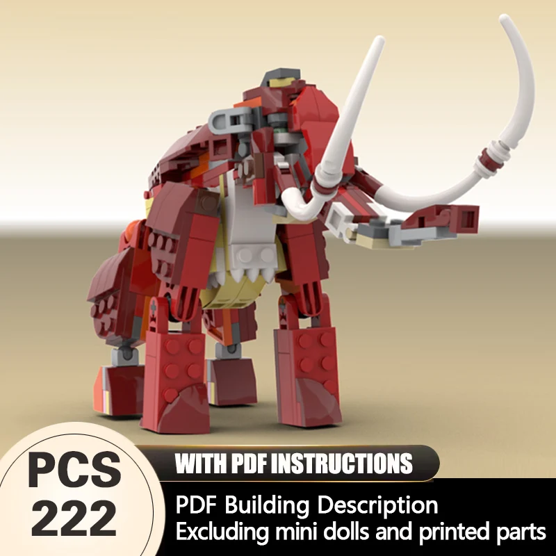 Creators Animal Series Model MOC Building Bricks Fierce Mammoth Modular Technology Gifts Holiday Assemble Children Toys Suit
Creators Animal Series Model MOC Building Bricks Fierce Mammoth Modular Technology Gifts Holiday Assemble Children Toys Suit