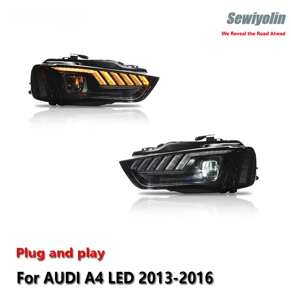 Светодиодные фары для Audi A4 2013-2016: противотуманные фары, ДХО, стоп-сигналы, указатели поворота, подключение Plug and Play
Светодиодные фары для Audi A4 2013-2016: противотуманные фары, ДХО, стоп-сигналы, указатели поворота, подключение Plug and Play