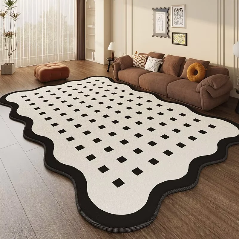 Carpet for Living Room Modern Simple Plaid Pattern Soft Coffee Table Rug Large Area Plush Fluffy Bedroom Bedside Mat Alfombra 담요
Carpet for Living Room Modern Simple Plaid Pattern Soft Coffee Table Rug Large Area Plush Fluffy Bedroom Bedside Mat Alfombra 담요