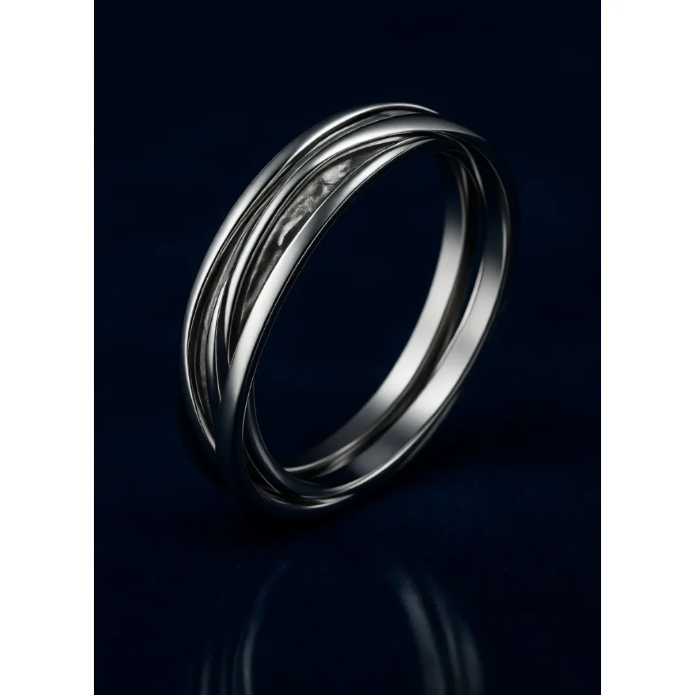 Водонепроницаемое позолоченное серебряное кольцо 925 пробы с тройным рядом переплетенных элементов, регулируемое, 4-12 размеров
Водонепроницаемое позолоченное серебряное кольцо 925 пробы с тройным рядом переплетенных элементов, регулируемое, 4-12 размеров