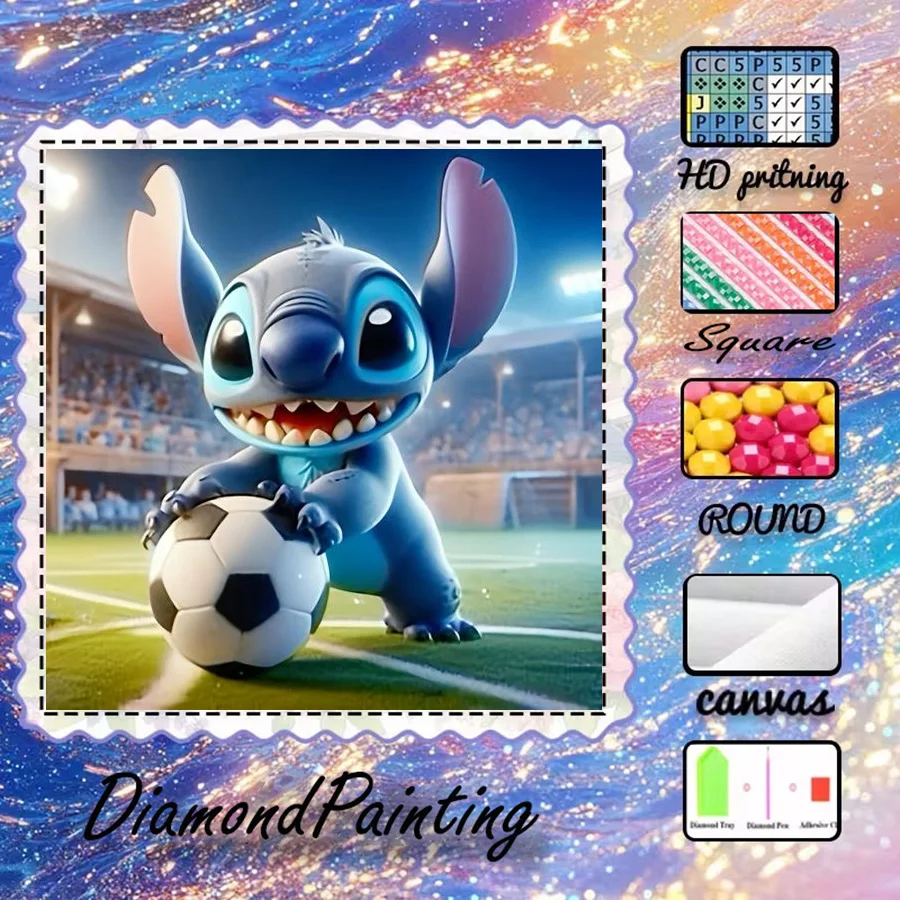 1 piece - 5D-DIY - Flocking cloth - Special drill - Diamond painting set - Alien character, football - Mosaic - Diamond art
1 piece - 5D-DIY - Flocking cloth - Special drill - Diamond painting set - Alien character, football - Mosaic - Diamond art