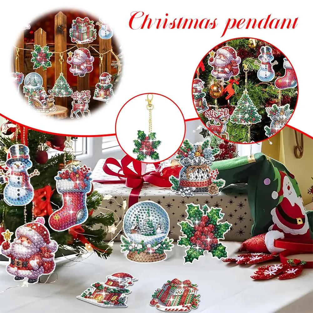 Xmas Theme 5D DIY Dots Pendant Acrylic Rhinestone Diamond Art Window Pendants For Garden Window Decor N0S4
Xmas Theme 5D DIY Dots Pendant Acrylic Rhinestone Diamond Art Window Pendants For Garden Window Decor N0S4