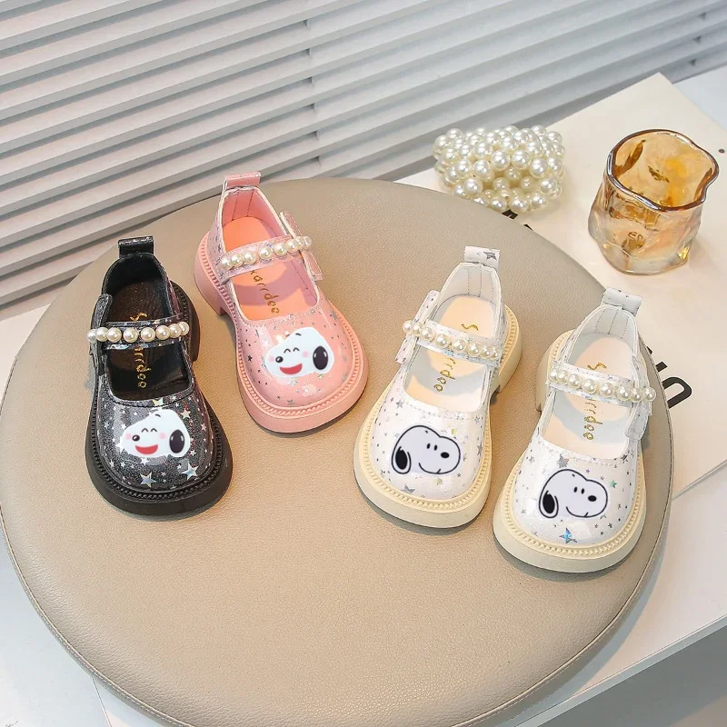 Fashion Pearl Sandals summer Princess Dance Shoes Soft Soles Toddler Shoes Snoopy Girl Leather Shoes Spring Autumn New Sandals
Fashion Pearl Sandals summer Princess Dance Shoes Soft Soles Toddler Shoes Snoopy Girl Leather Shoes Spring Autumn New Sandals