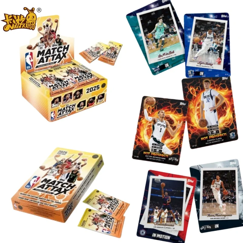 KAYOU New Genuine TOPPS Star Card 2025 NBA MATCH ATTAX Basketball Battle Card Energy Pack Card Holiday Gift
KAYOU New Genuine TOPPS Star Card 2025 NBA MATCH ATTAX Basketball Battle Card Energy Pack Card Holiday Gift
