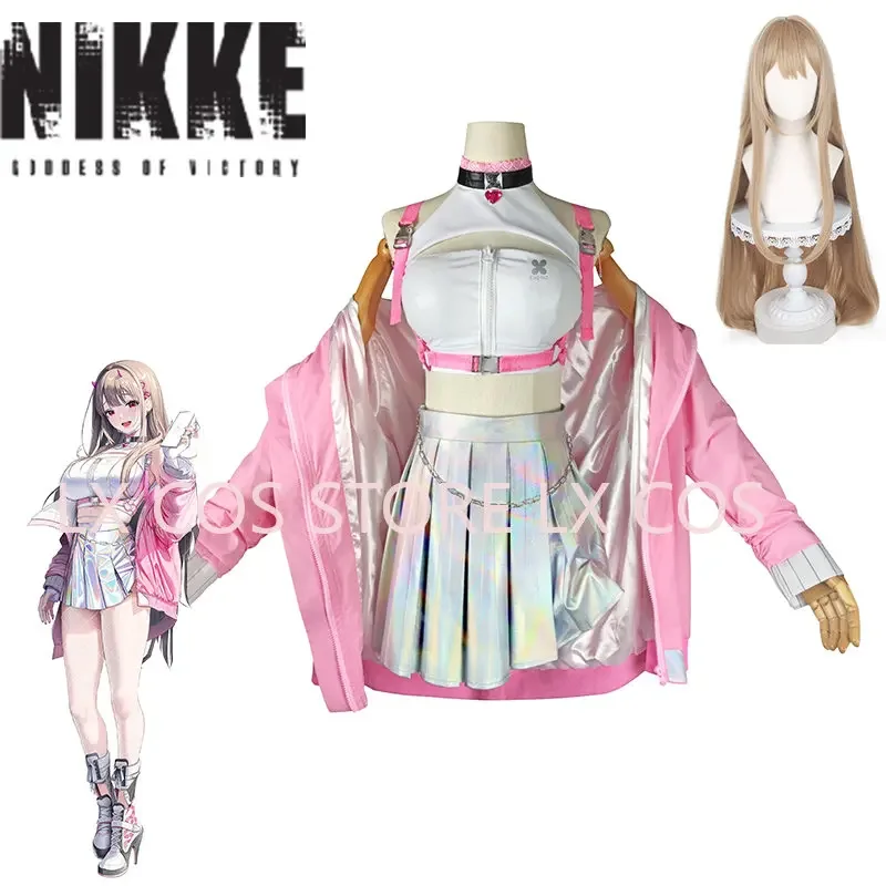 Anime NIKKE Goddess of Victory Viper Cosplay Costume Women Viper Sexy Pink Costume Halloween Carnival Suit
Anime NIKKE Goddess of Victory Viper Cosplay Costume Women Viper Sexy Pink Costume Halloween Carnival Suit