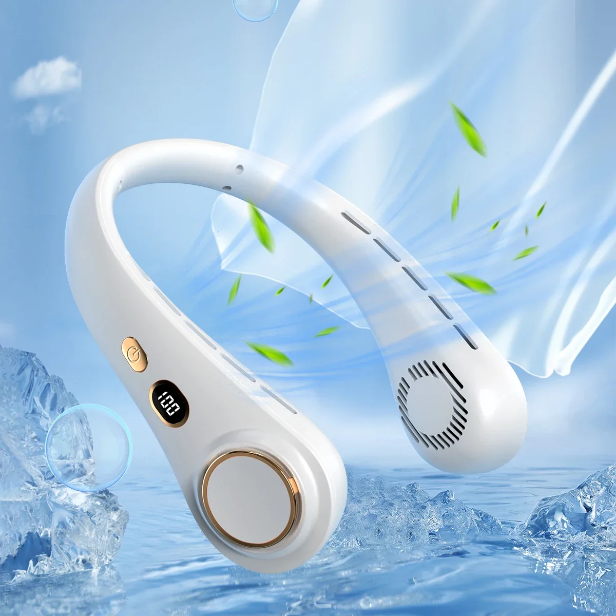 Neck Hanging Fan with Ultra Long Battery Life, Standby Mode, Outdoor USB Charging, Portable Cooling Device, Mini and Portable
Neck Hanging Fan with Ultra Long Battery Life, Standby Mode, Outdoor USB Charging, Portable Cooling Device, Mini and Portable