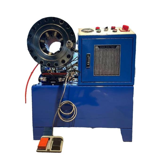 Factory Direct Supply High Pressure 1/4'''-2'' AC Air Hydraulic Hose Crimper Machine Competitive Priced Hose Crimping Device
Factory Direct Supply High Pressure 1/4'''-2'' AC Air Hydraulic Hose Crimper Machine Competitive Priced Hose Crimping Device