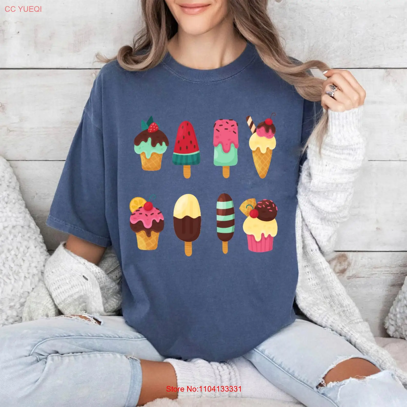 Футболка с конусом для мороженого, летняя вечеринка, праздник, любовник, Foodie Beach, длинные или короткие рукава
Футболка с конусом для мороженого, летняя вечеринка, праздник, любовник, Foodie Beach, длинные или короткие рукава