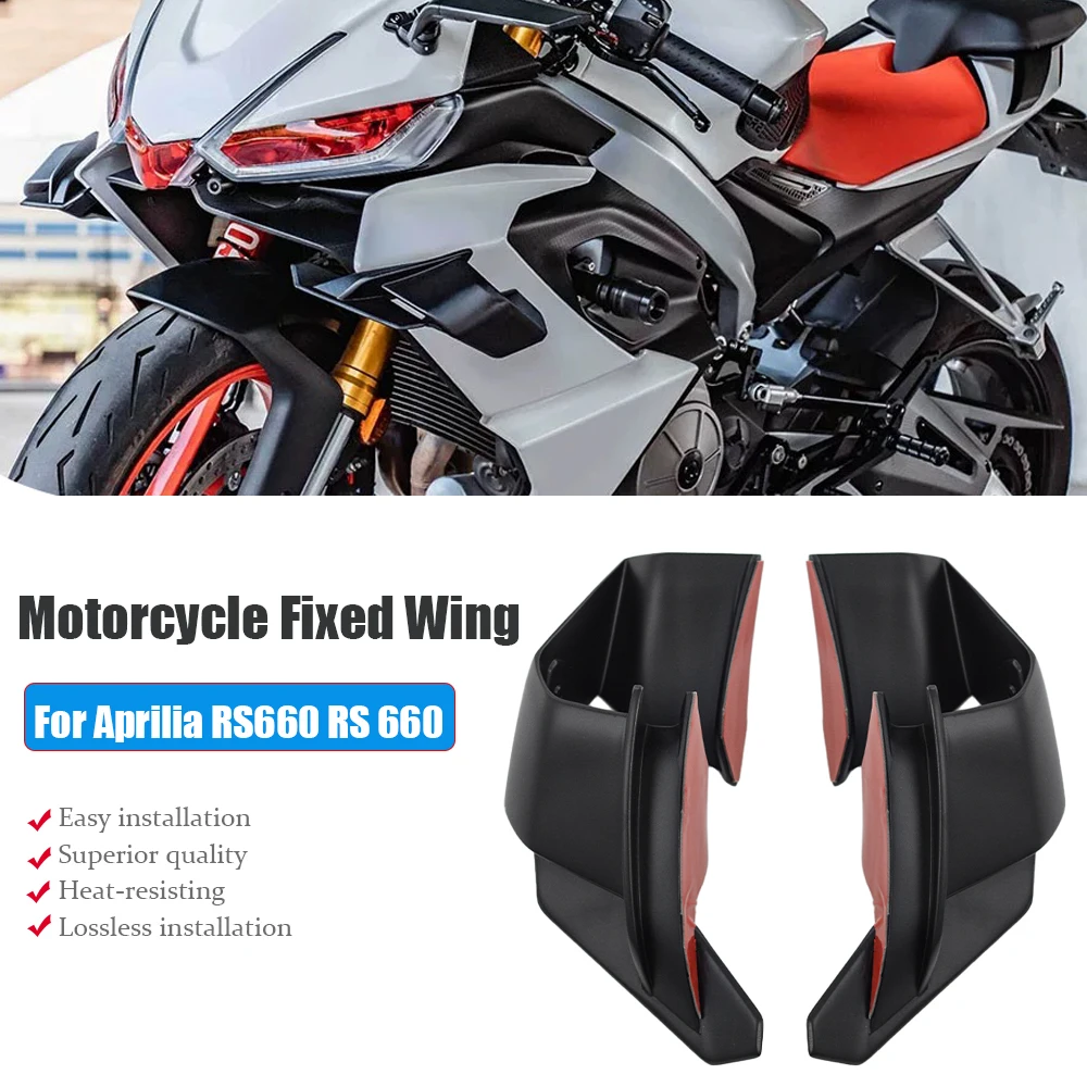 New RS660 spoiler Winglet, Motorcycle GP fixed fender,aerodynamic front fender kit, For Aprilia RS660 RS 660 accessory ABS
New RS660 spoiler Winglet, Motorcycle GP fixed fender,aerodynamic front fender kit, For Aprilia RS660 RS 660 accessory ABS