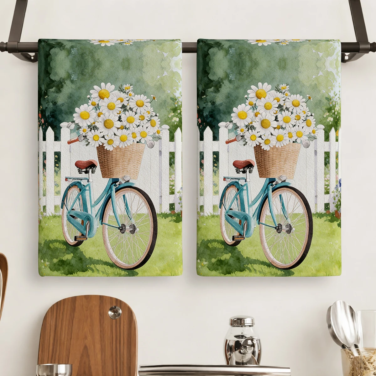 Daisy & Vintage Truck Pattern Polyester Dish Towel, Kitchen Towel, Dish Cloth - Stylish Linen For Daily Kitchen Cleaning Use
Daisy & Vintage Truck Pattern Polyester Dish Towel, Kitchen Towel, Dish Cloth - Stylish Linen For Daily Kitchen Cleaning Use