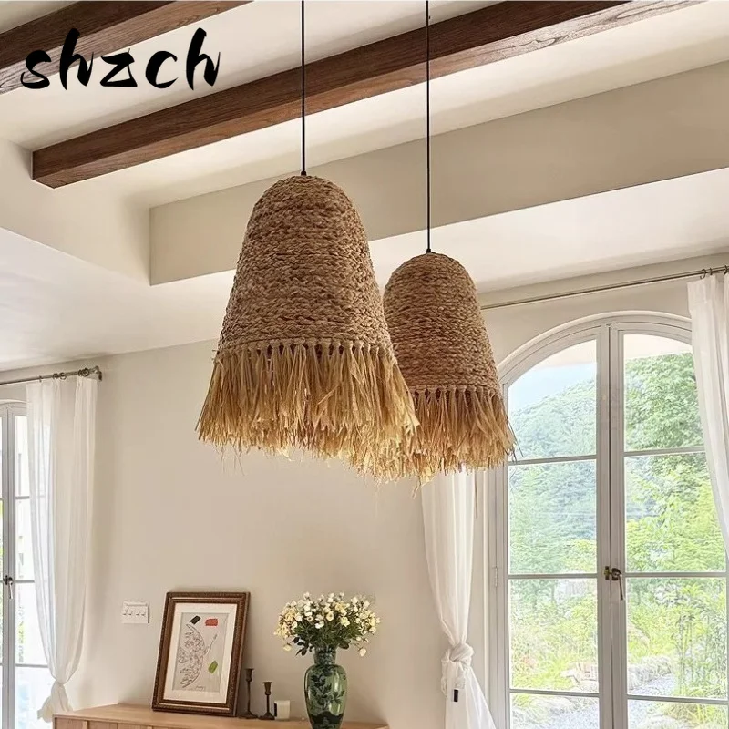 Wabi Sabi Handwoven Rattan Chandelier Zen Pendant for Tea Room Artistic Dining Bedroom Ceiling Ligh Hotel Vintage Hanging Lamps
Wabi Sabi Handwoven Rattan Chandelier Zen Pendant for Tea Room Artistic Dining Bedroom Ceiling Ligh Hotel Vintage Hanging Lamps