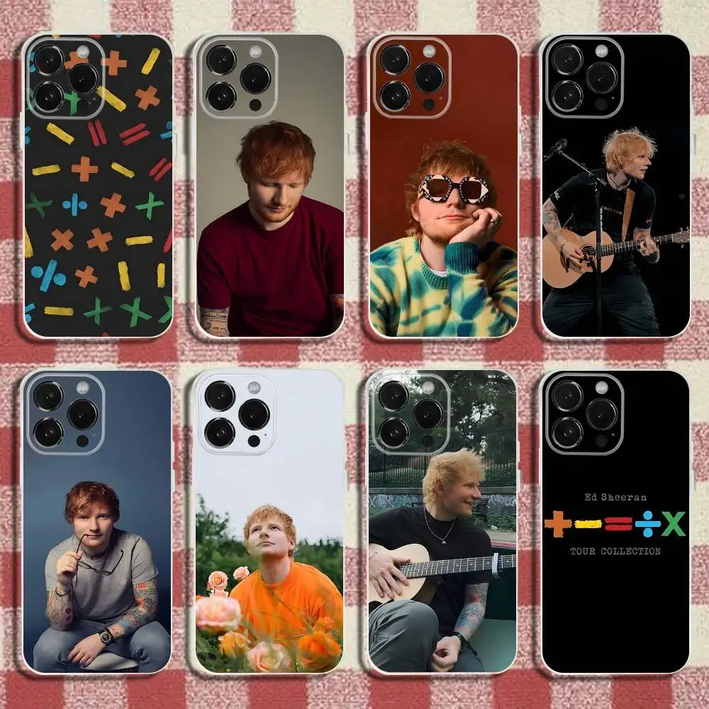 Singer E-Ed Sheeran Phone Case For iPhone 16,15,14,13,12,11 Pro,Max,Plus,X,XS,XR,SE,Mini Transparent Silicone Soft
Singer E-Ed Sheeran Phone Case For iPhone 16,15,14,13,12,11 Pro,Max,Plus,X,XS,XR,SE,Mini Transparent Silicone Soft