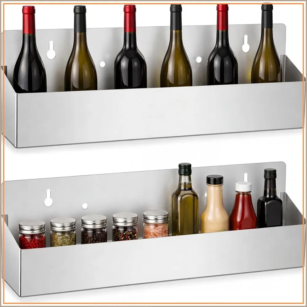 22 Inch Single Speed Rail Stainless Steel Liquor Bottle Holder Wall Mounted Spray Bottle Rack Drink Rail Shelf for Bars Kitchens Food Trucks
22 Inch Single Speed Rail Stainless Steel Liquor Bottle Holder Wall Mounted Spray Bottle Rack Drink Rail Shelf for Bars Kitchens Food Trucks