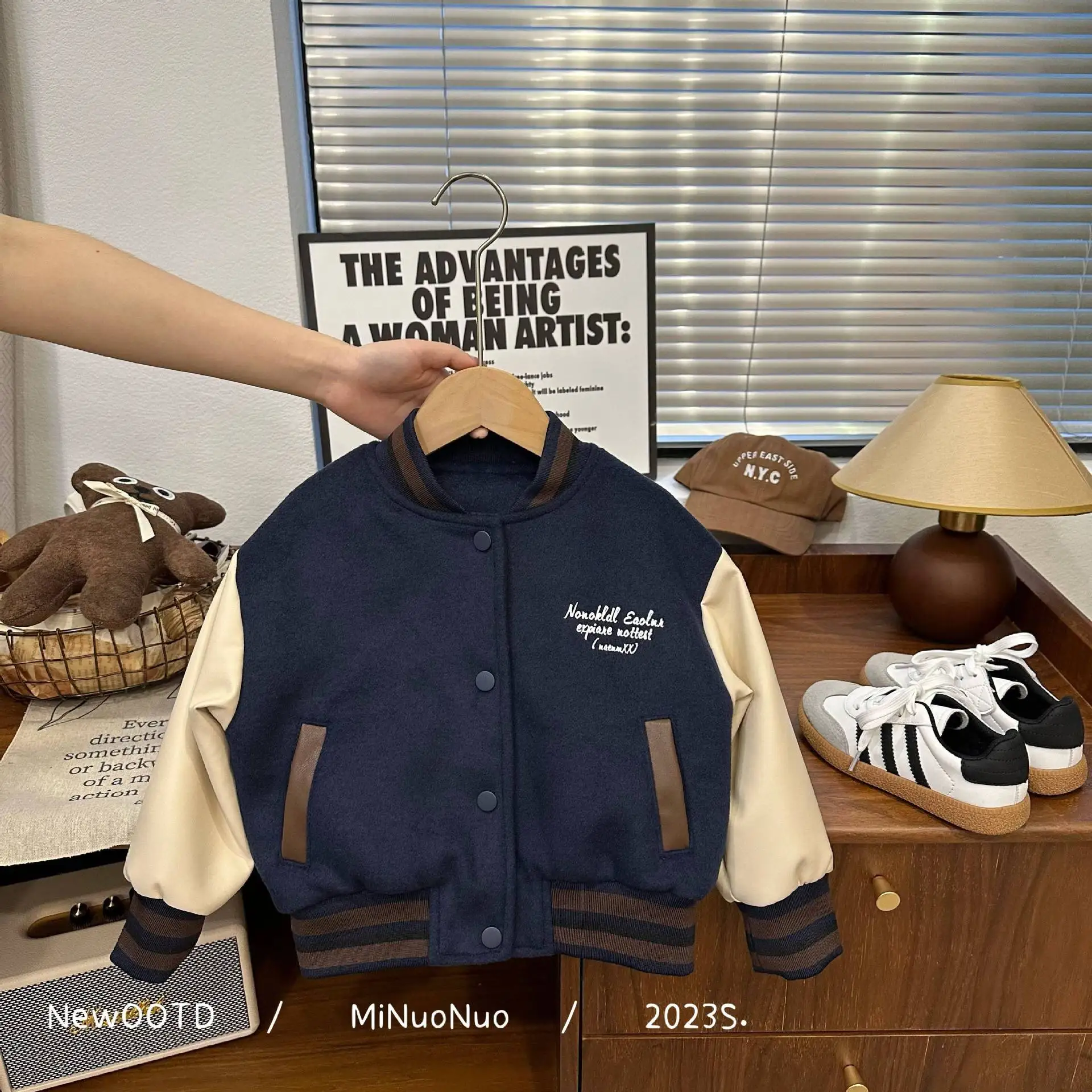 Children's Clothing Men's and Women's Jackets Autumn Letters Baseball Jackets Casual Street Tops Baseball Jackets
Children's Clothing Men's and Women's Jackets Autumn Letters Baseball Jackets Casual Street Tops Baseball Jackets