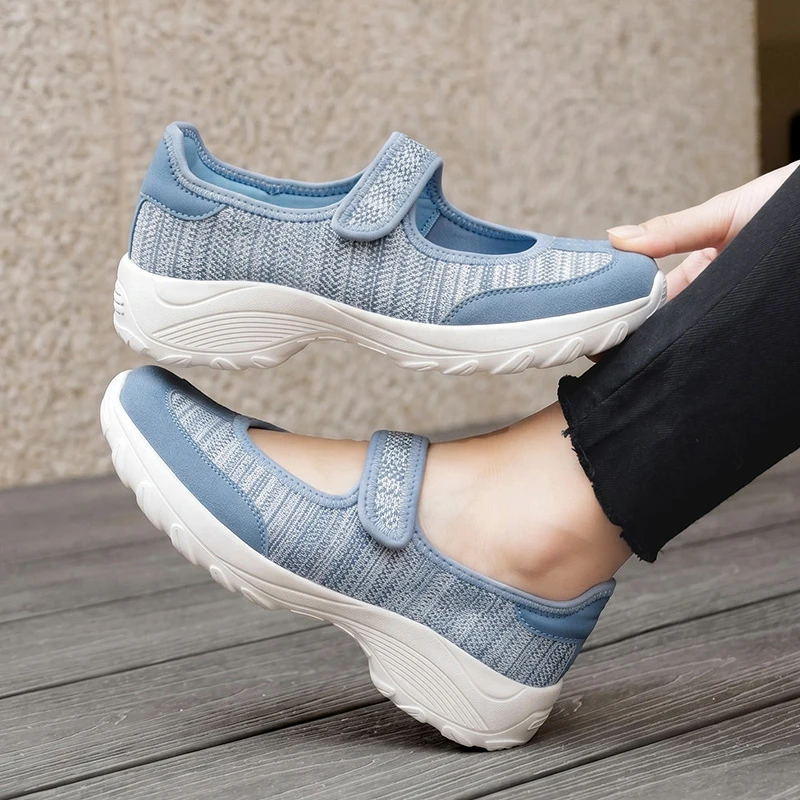 Women'S Summer Shoes Lightweight Comfortable Walking Shoes Elderly Footwear Round Toe Flat Heel
Women'S Summer Shoes Lightweight Comfortable Walking Shoes Elderly Footwear Round Toe Flat Heel