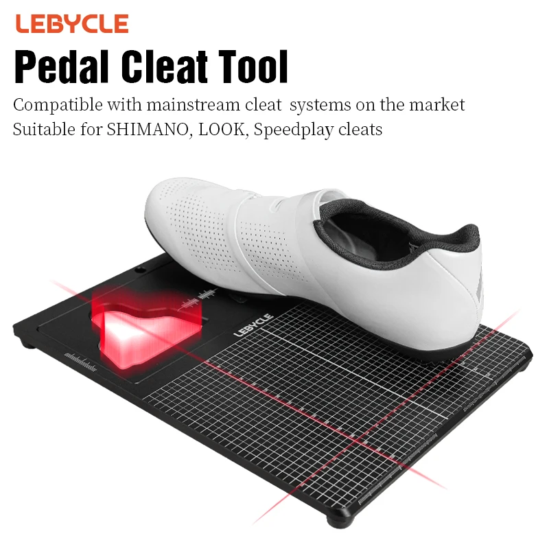 LEBYCLE Bicycle Pedal Cleats Adjustment Tool Aluminum Alloy Bike Self Locking Pedal Cleat Tool For SPD Bike Locking Shoes Cleat
LEBYCLE Bicycle Pedal Cleats Adjustment Tool Aluminum Alloy Bike Self Locking Pedal Cleat Tool For SPD Bike Locking Shoes Cleat