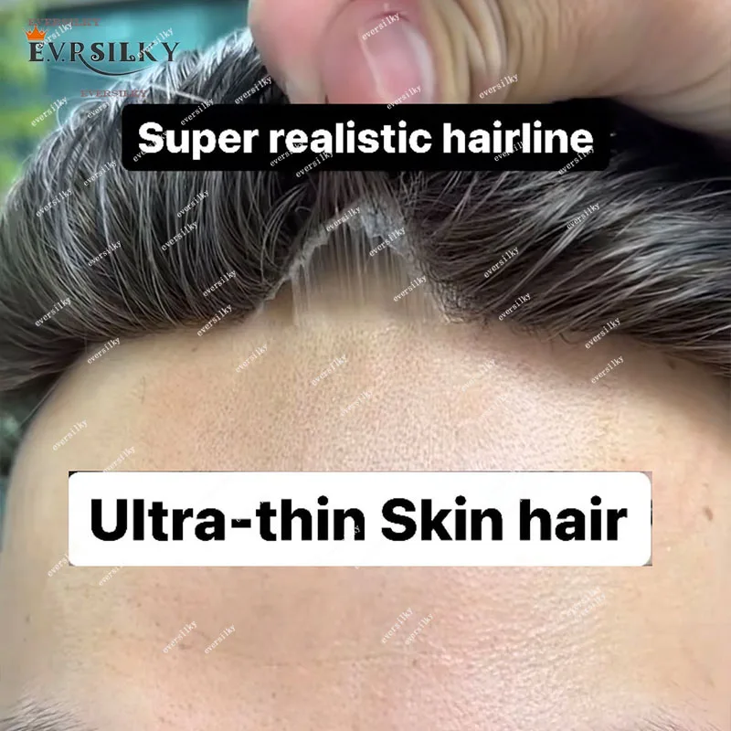 0,02 мм Ультра тонкая кожа прочный натуральный Hairline черный серый 1B20 светлый мужской парик 100% протез человеческих волос сменная система
0,02 мм Ультра тонкая кожа прочный натуральный Hairline черный серый 1B20 светлый мужской парик 100% протез человеческих волос сменная система