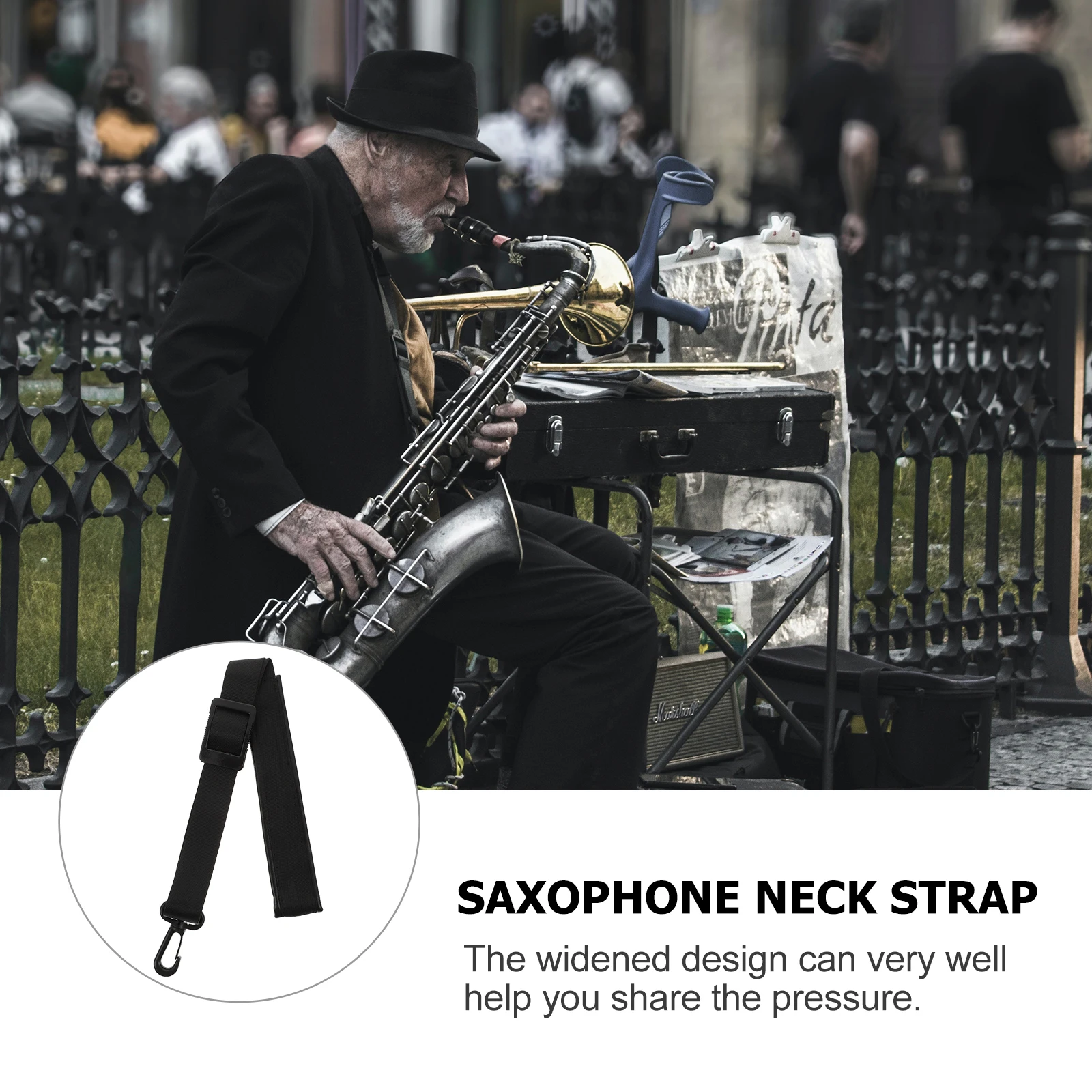 Saxophone Strap Neck Straps Padded Accessories for Alto Tenor Soprano Shoulder Strip
Saxophone Strap Neck Straps Padded Accessories for Alto Tenor Soprano Shoulder Strip