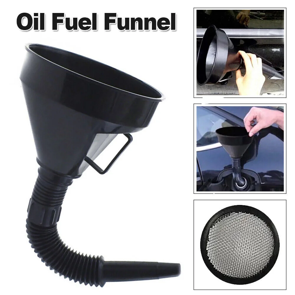 Universal Oil Funnel With Filter Pipe Handle Set Diesel Gas Fuel Filler Tools Car Accessories For Truck Motorcycle Off Road
Universal Oil Funnel With Filter Pipe Handle Set Diesel Gas Fuel Filler Tools Car Accessories For Truck Motorcycle Off Road