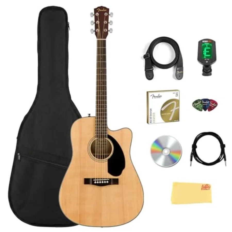 Acoustic-electric guitar for live performance and practice, solid spruce top with natural finish, enhanced projection and built
Acoustic-electric guitar for live performance and practice, solid spruce top with natural finish, enhanced projection and built