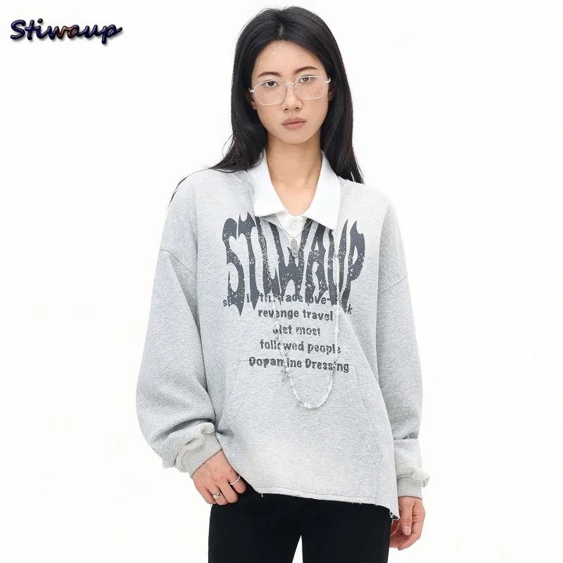 Women Pulovers Y2k Longsleeve Off Shoulder Sweatshirts for Women Fall Gray Fashion Letter Print High Quality Streetwear Clothing
Women Pulovers Y2k Longsleeve Off Shoulder Sweatshirts for Women Fall Gray Fashion Letter Print High Quality Streetwear Clothing