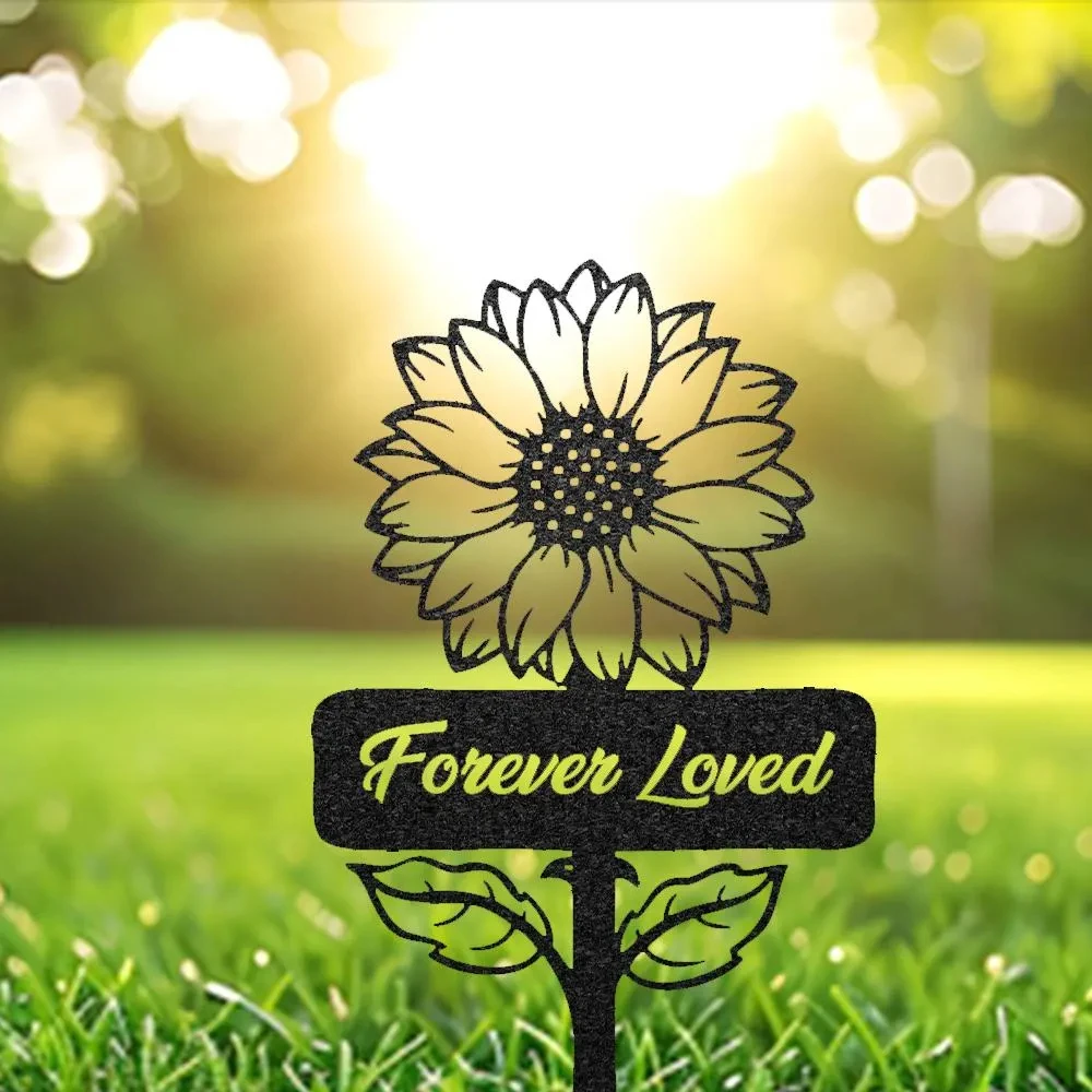 Personalized Sunflower Sign Custom Name Grave Marker Flower Stake Metal Yard Art Loss of Lover Sympathy Sunflower Lover Gift
Personalized Sunflower Sign Custom Name Grave Marker Flower Stake Metal Yard Art Loss of Lover Sympathy Sunflower Lover Gift