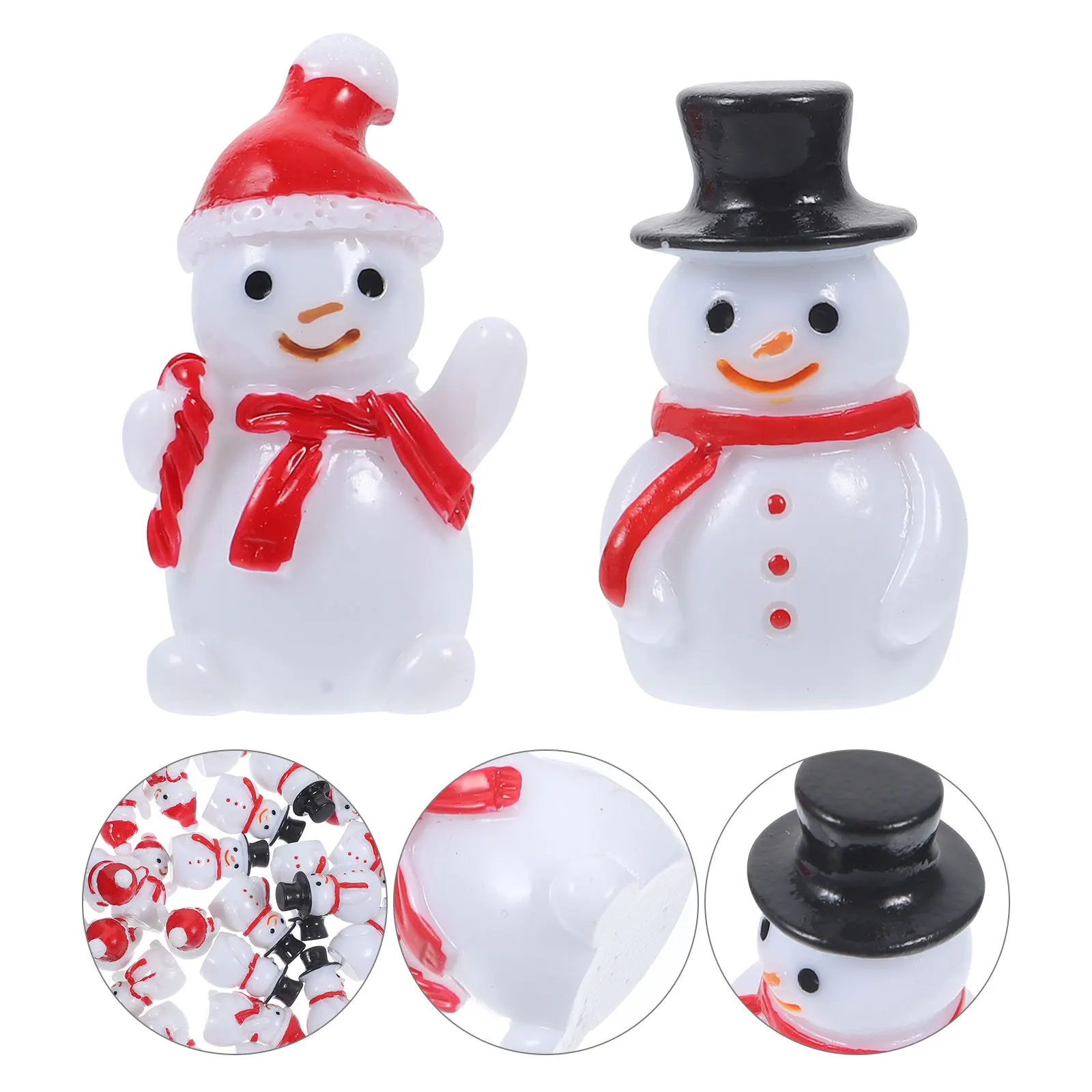 40pcs Resin Snowman Ornaments Mini Christmas Decor Small Figurines For Craft Decoration Christmas Miniatures Room
40pcs Resin Snowman Ornaments Mini Christmas Decor Small Figurines For Craft Decoration Christmas Miniatures Room