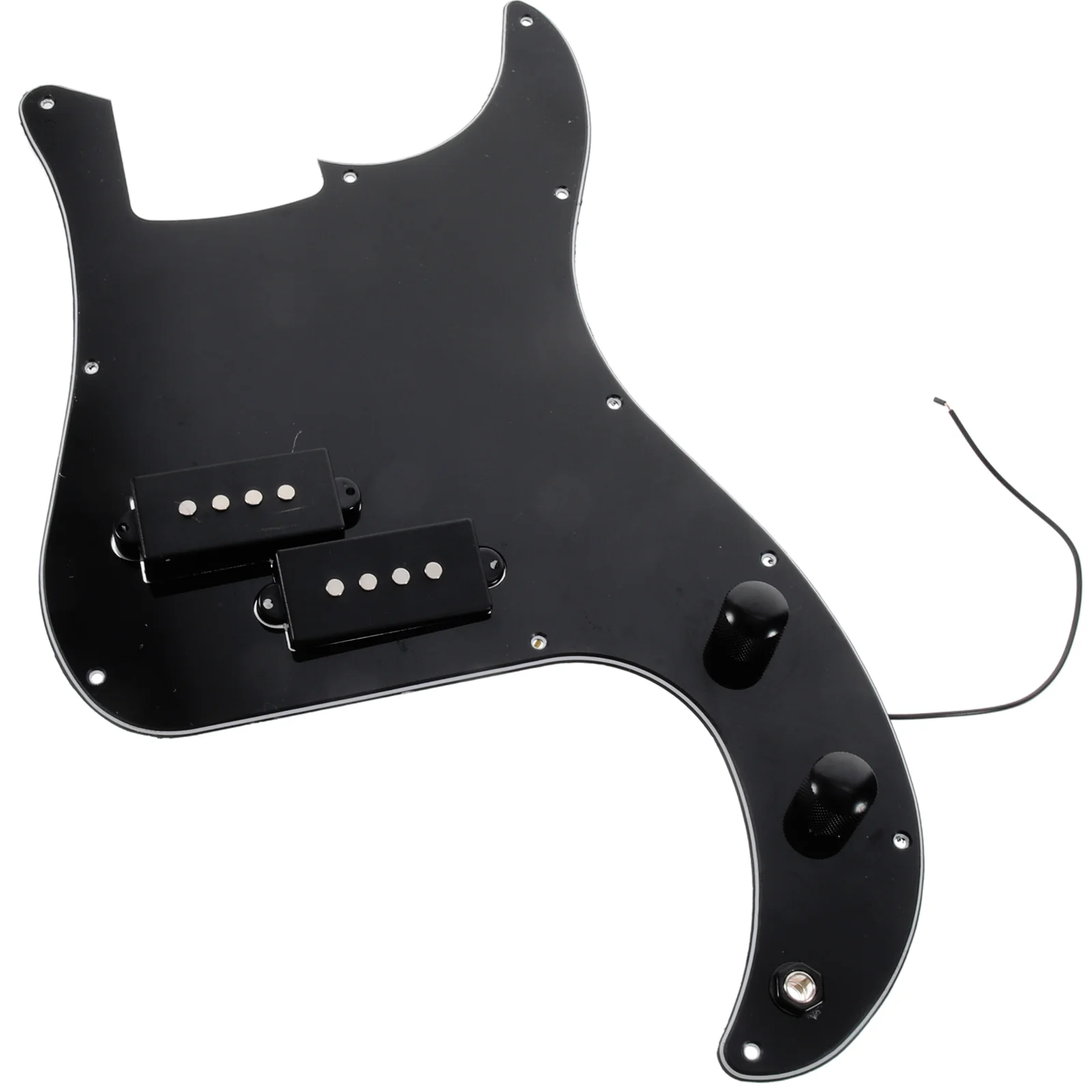 PB Bass 3 Ply Prewired Loaded Pickguard Pickup for Guitar Musical Instrument (Black) PB Bass Pickguard
PB Bass 3 Ply Prewired Loaded Pickguard Pickup for Guitar Musical Instrument (Black) PB Bass Pickguard