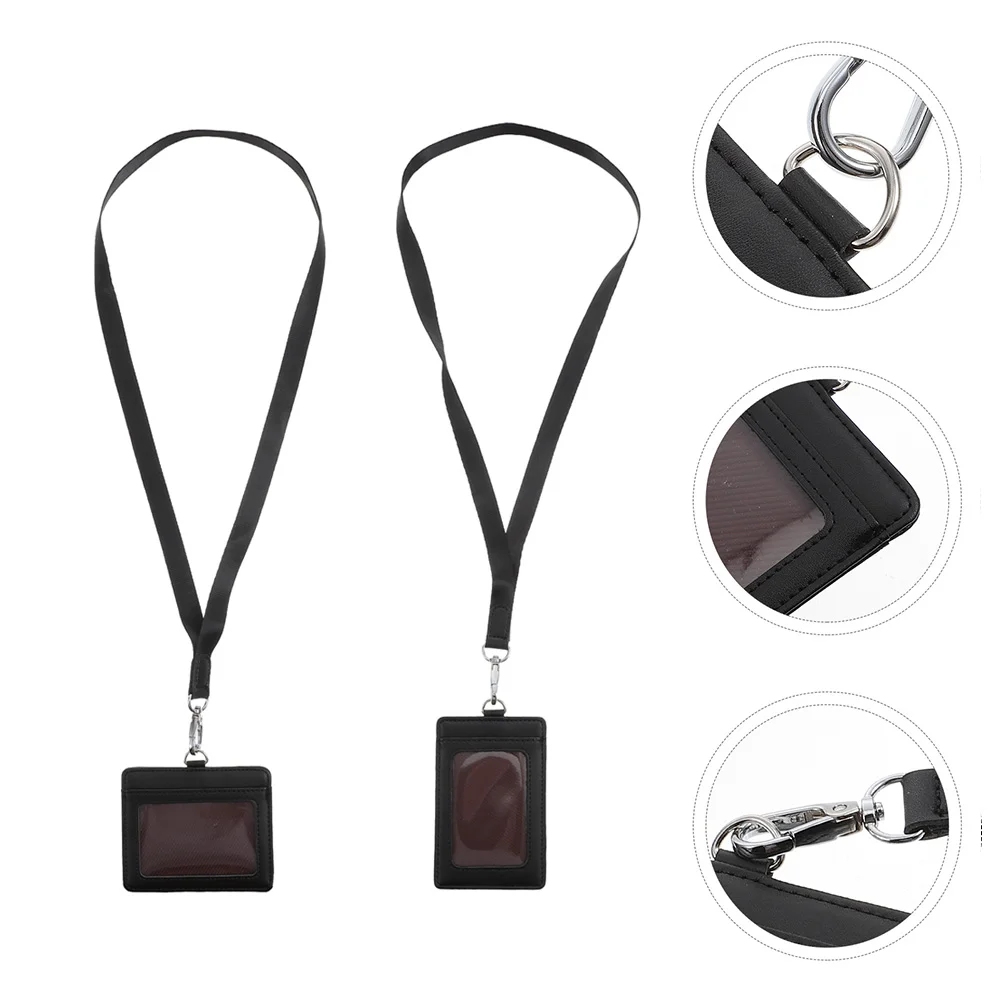 2 Pcs ID Card Holder Work Teacher Multi-function Cards Name Tag Daily Use Protective Sleeve Hanging PU Access Credit Portable
2 Pcs ID Card Holder Work Teacher Multi-function Cards Name Tag Daily Use Protective Sleeve Hanging PU Access Credit Portable