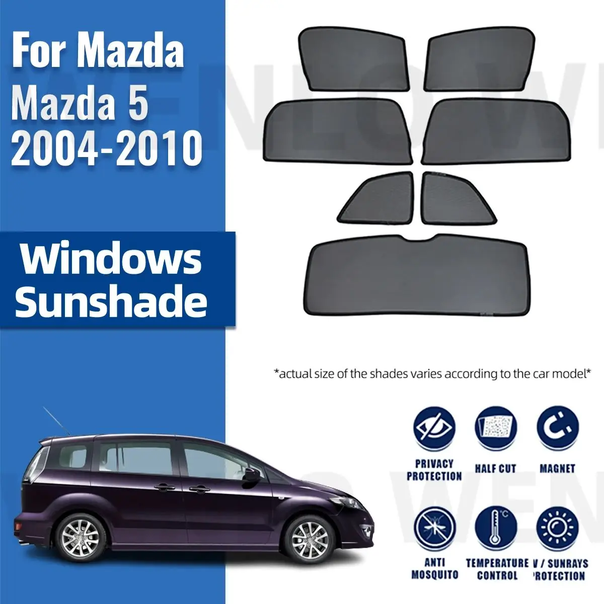 Магнитный автомобильный солнцезащитный козырек для Mazda 5 CR 2004-2010 Mazda5, передняя рамка для лобового стекла, задняя фоторамка
Магнитный автомобильный солнцезащитный козырек для Mazda 5 CR 2004-2010 Mazda5, передняя рамка для лобового стекла, задняя фоторамка