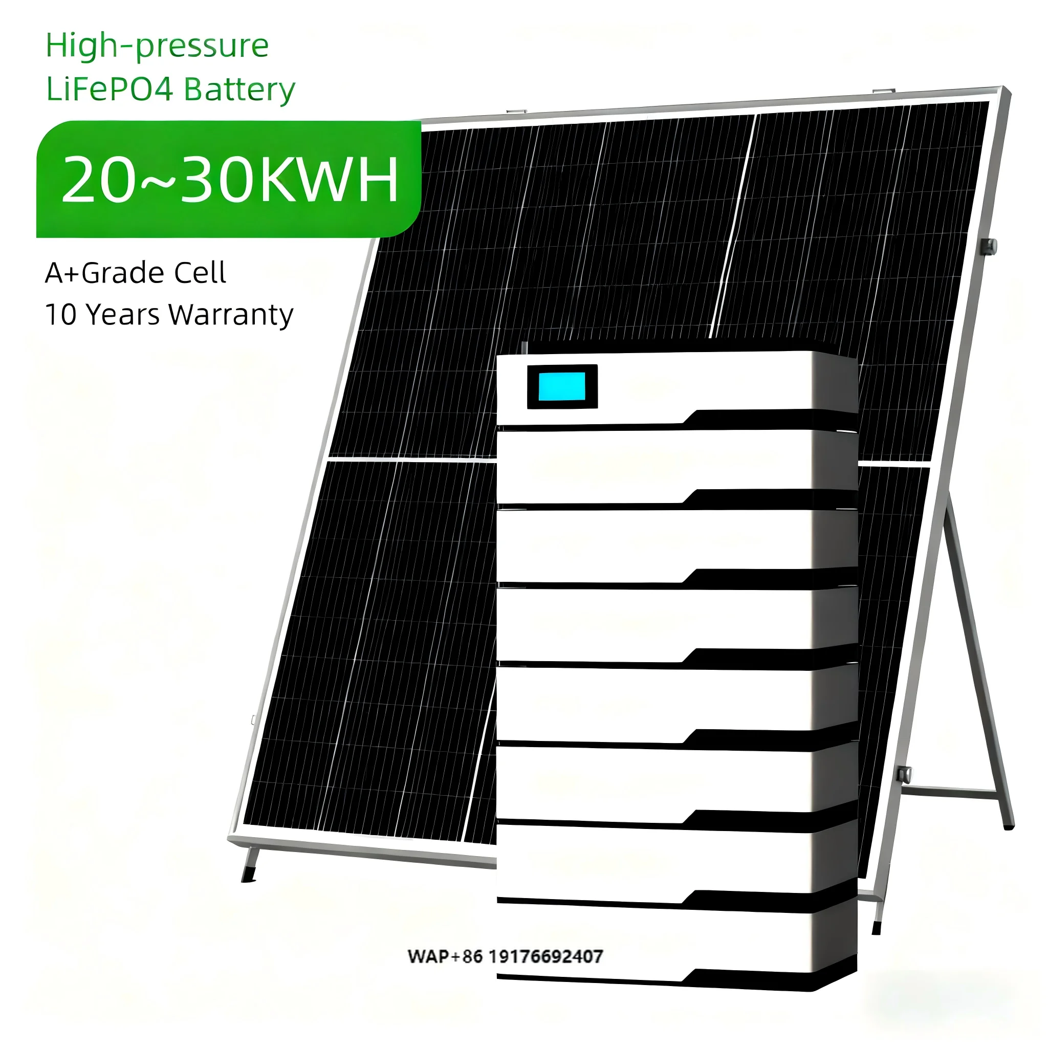 LP 15 кВтч 20 кВтч 30 кВтч 153,6 В Высококачественный штабелируемый солнечный инвертор Lifepo4 Cel «все в одном» и аккумулятор
LP 15 кВтч 20 кВтч 30 кВтч 153,6 В Высококачественный штабелируемый солнечный инвертор Lifepo4 Cel «все в одном» и аккумулятор