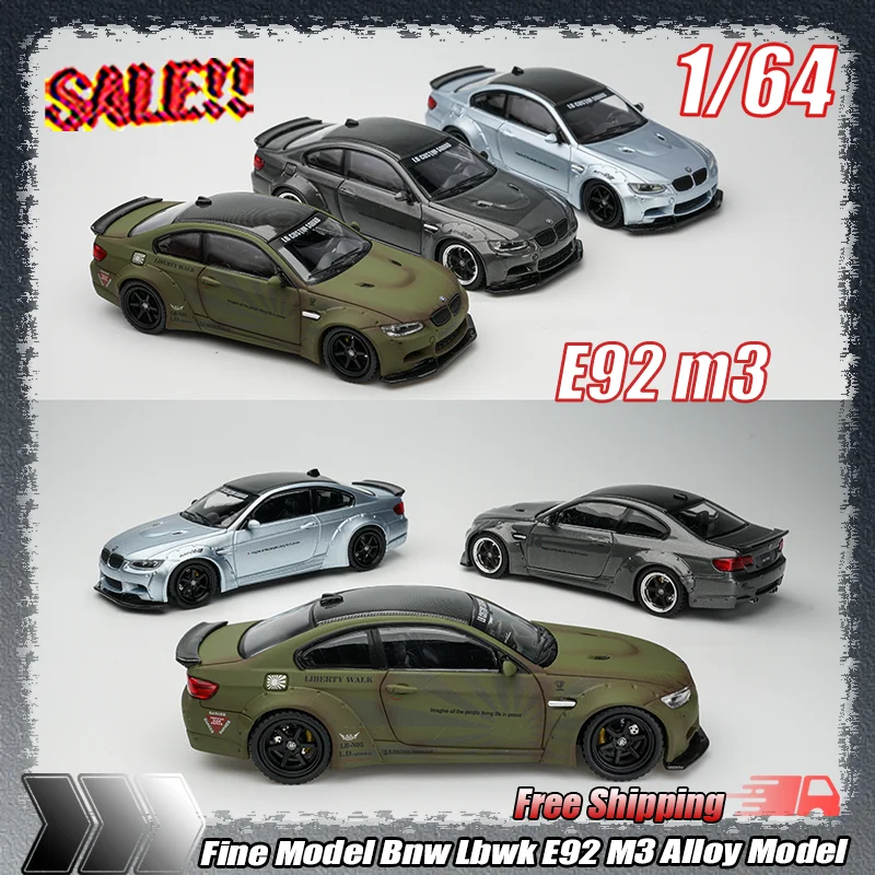 Fine Model Diecast Model Car 1:64 Bnw Lbwk E92 M3 Alloy Widebody Modified Sports Car Home Desk Display For Adult Collectors Gift
Fine Model Diecast Model Car 1:64 Bnw Lbwk E92 M3 Alloy Widebody Modified Sports Car Home Desk Display For Adult Collectors Gift