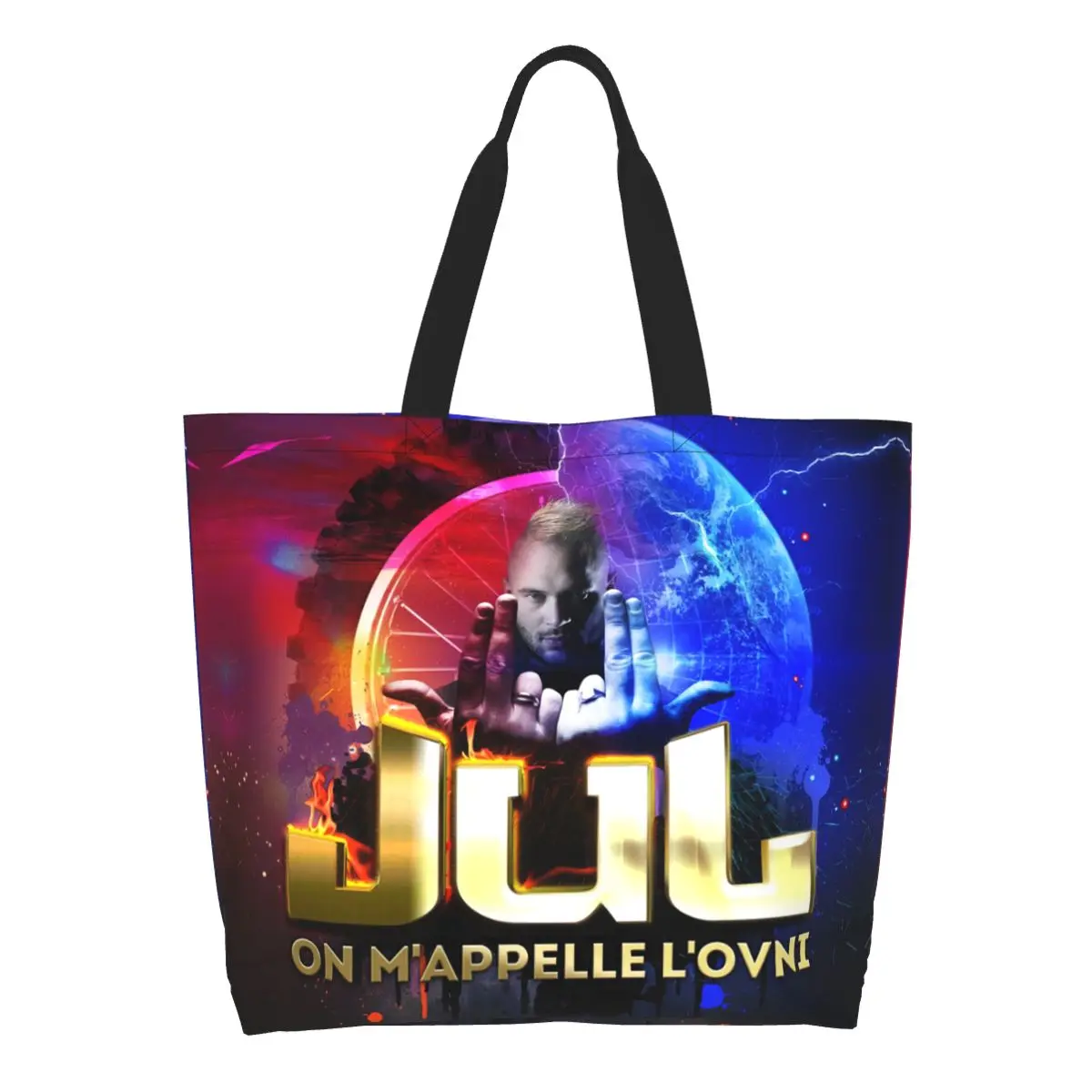 Custom Jul French Rapper Shopping Canvas Bag Women Reusable Big Capacity Grocery Shopper Tote Bags
Custom Jul French Rapper Shopping Canvas Bag Women Reusable Big Capacity Grocery Shopper Tote Bags