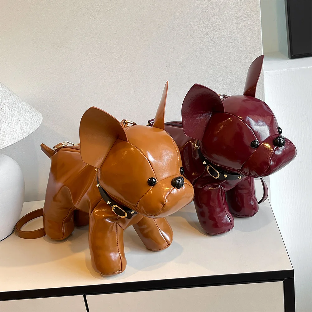 Shoulder Bag for Men Women Bulldog Shaped Handbag PU Leather Adjustable Strap with Zipper Satchel Purse for Shoping Travel
Shoulder Bag for Men Women Bulldog Shaped Handbag PU Leather Adjustable Strap with Zipper Satchel Purse for Shoping Travel