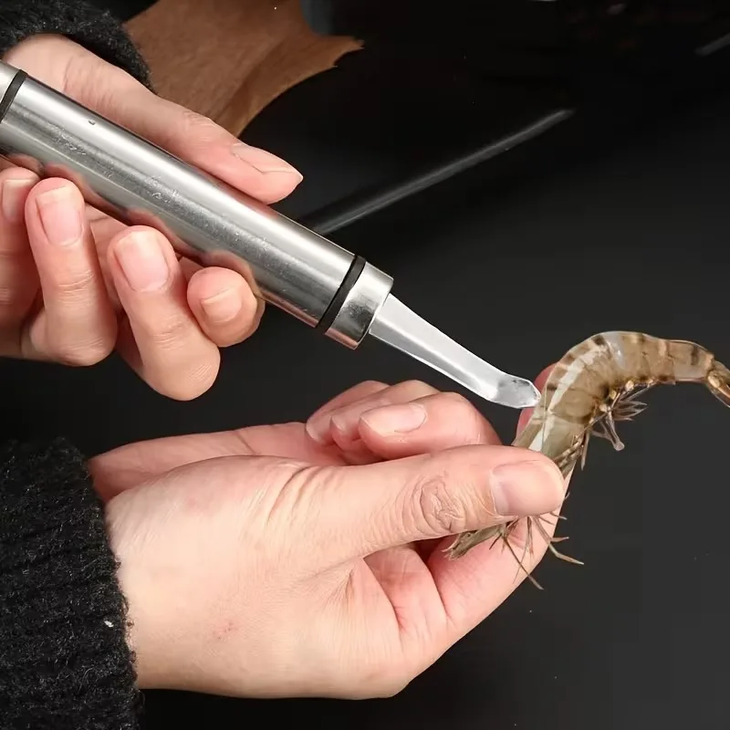 1-20PC Multi Purpose Stainless Steel Shrimp Deveiner Tool for Gutting Fish Chicken Duck Intestine Kitchen Cleaning Gadget Peeler
1-20PC Multi Purpose Stainless Steel Shrimp Deveiner Tool for Gutting Fish Chicken Duck Intestine Kitchen Cleaning Gadget Peeler