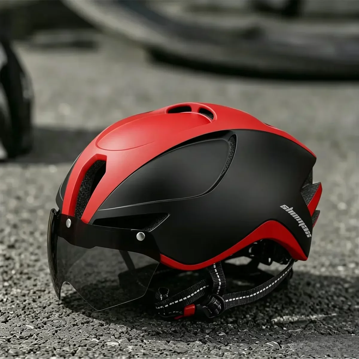 Shinmax Bike Helmet, Magnetic Goggles & USB Light, Adjustable for Men Women, Road & Mountain Bike Accessories.
Shinmax Bike Helmet, Magnetic Goggles & USB Light, Adjustable for Men Women, Road & Mountain Bike Accessories.