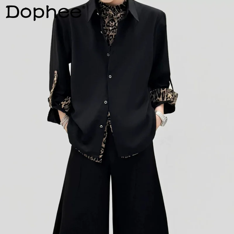 2026 Men's Summer New High-end Shirt Jackets Loose Fashion Pattern Splicing Faux Two-piece Long-sleeved Shirts Personalized Tops
2026 Men's Summer New High-end Shirt Jackets Loose Fashion Pattern Splicing Faux Two-piece Long-sleeved Shirts Personalized Tops