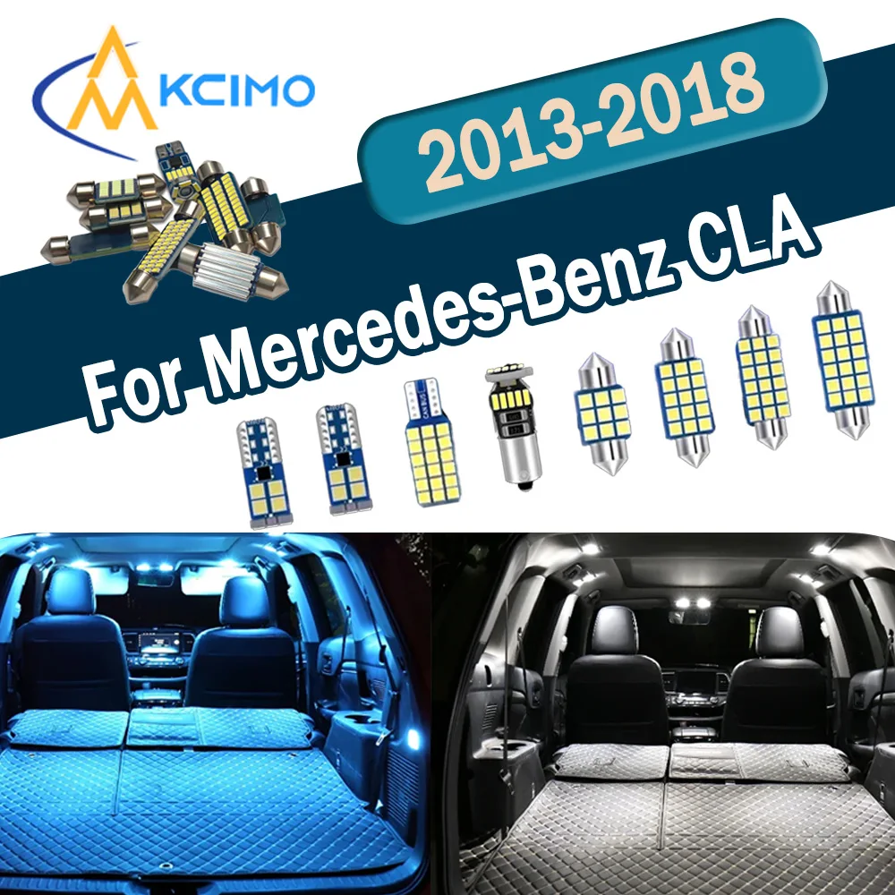 Enhanced Brightness CANBUS No Error LED Interior Light Kit For Mercedes-Benz CLA Class C117 2013-2018 Map Dome Lights Bulbs Set
Enhanced Brightness CANBUS No Error LED Interior Light Kit For Mercedes-Benz CLA Class C117 2013-2018 Map Dome Lights Bulbs Set