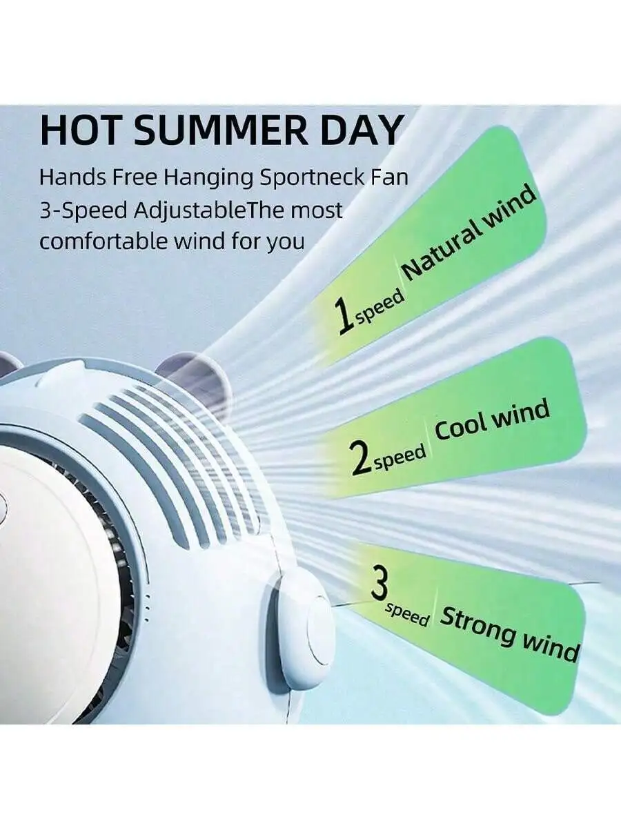 Персональный вентилятор с батарейным питанием и ремешком — прохладное лицо и шею
Персональный вентилятор с батарейным питанием и ремешком — прохладное лицо и шею