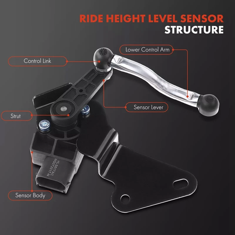 ABHS-1Pair 4-Pins Rear Suspension Height Level Sensor Bracket For Dodge Ram 1500 2013 2014 56029617AC 56029618AC 56029618AB
ABHS-1Pair 4-Pins Rear Suspension Height Level Sensor Bracket For Dodge Ram 1500 2013 2014 56029617AC 56029618AC 56029618AB
