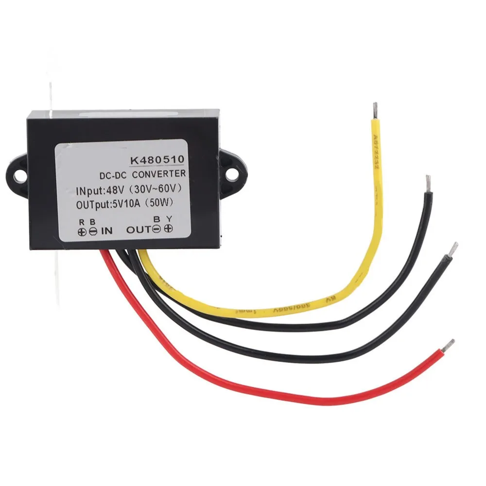 Stable Output 36V/48V to 5V DC-DC Converter 10A Output Waterproof Voltage Module Step Down Power Supply Fan Power
Stable Output 36V/48V to 5V DC-DC Converter 10A Output Waterproof Voltage Module Step Down Power Supply Fan Power