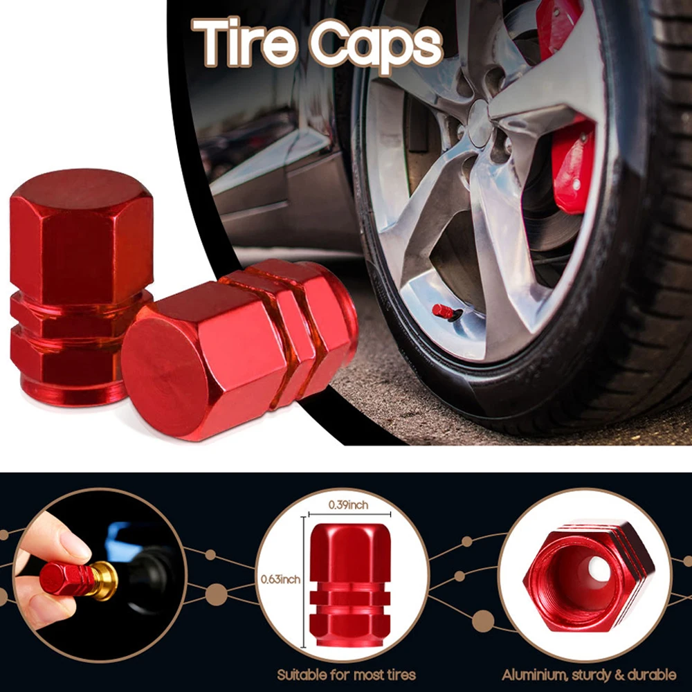 4Pcs Aluminum Alloy Wheel Valve Stem Covers Waterproof For Vehicles Tyres Car Accessories Suitable for BMW KIA Audi A4 A5 A6
4Pcs Aluminum Alloy Wheel Valve Stem Covers Waterproof For Vehicles Tyres Car Accessories Suitable for BMW KIA Audi A4 A5 A6