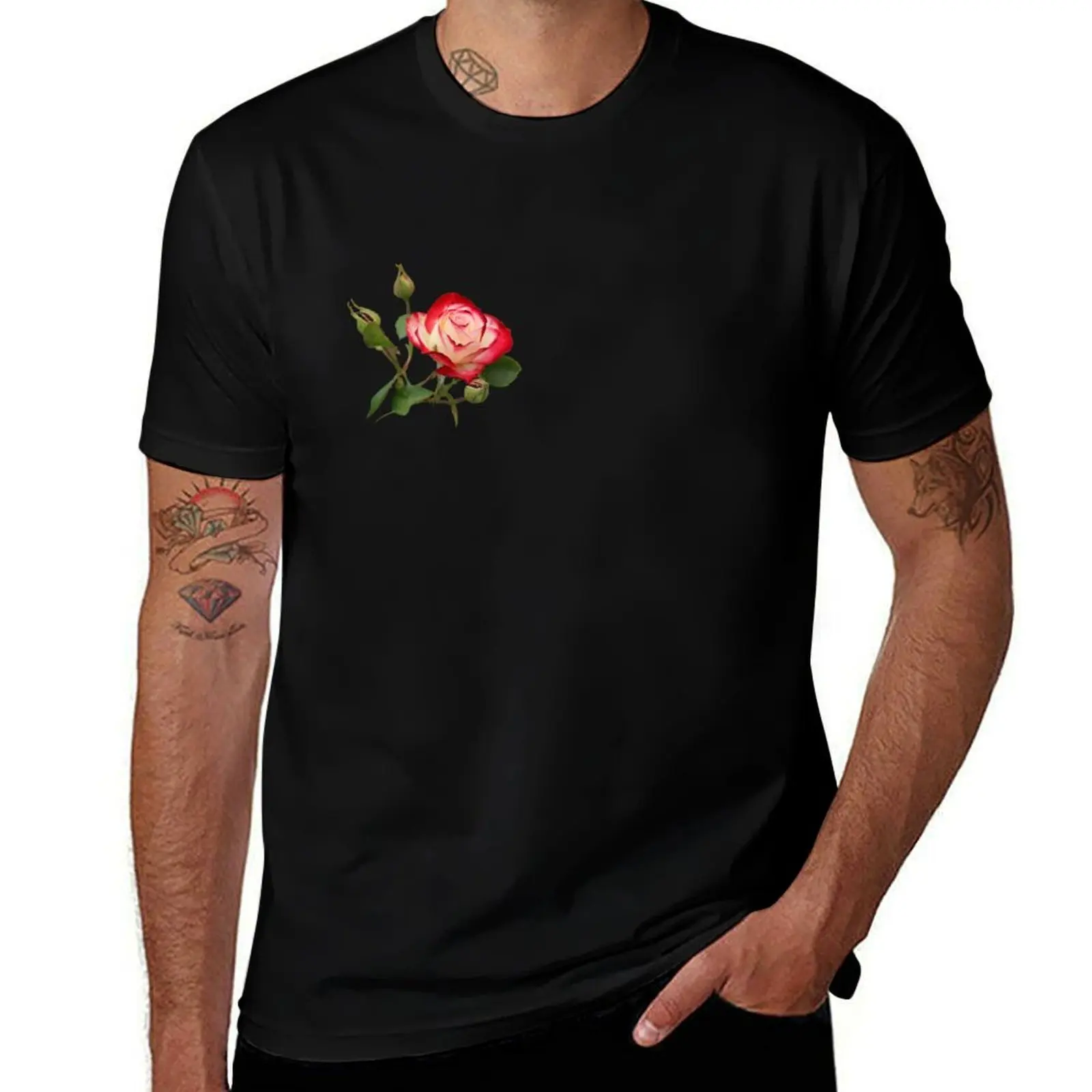 Red and Creme Rose with Buds on Brown T-Shirt fashion shirts graphic t shirts luxury t-shirt t shirt for men
Red and Creme Rose with Buds on Brown T-Shirt fashion shirts graphic t shirts luxury t-shirt t shirt for men