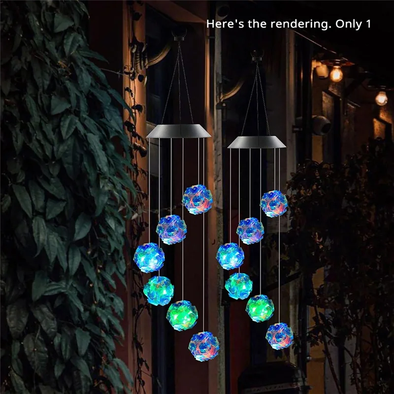 ABVA-Wind Chimes Solar String Lights Outdoor Waterproof Blue Colored Ball Light Effect For Garden Party Balcony
ABVA-Wind Chimes Solar String Lights Outdoor Waterproof Blue Colored Ball Light Effect For Garden Party Balcony