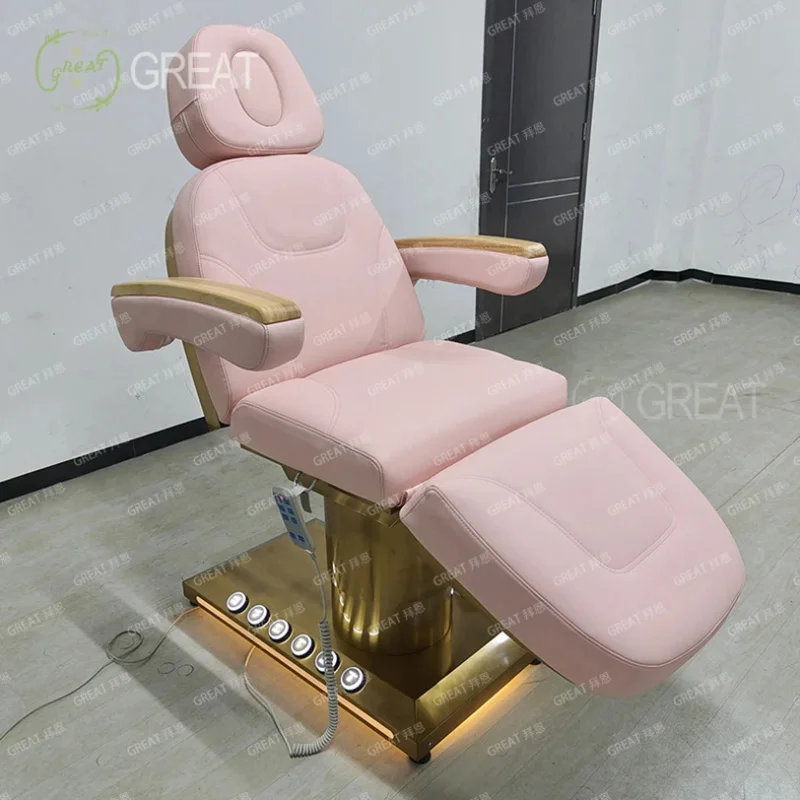 Modern Luxury Salon Furniture Beauty Equipment 3-4 Motor Massage Bed Salon Beauty Bed Eyelash Bed
Modern Luxury Salon Furniture Beauty Equipment 3-4 Motor Massage Bed Salon Beauty Bed Eyelash Bed