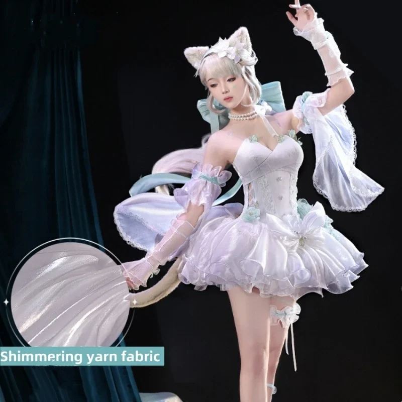2025Genshin Impact Lynette Cosplay Costume Anime Lynette Angel Courtyard White Dress Halloween Carnival Party Role Play Clothing
2025Genshin Impact Lynette Cosplay Costume Anime Lynette Angel Courtyard White Dress Halloween Carnival Party Role Play Clothing